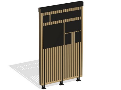 Информационный стенд Гофрощит 1