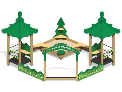 Песочный дворик Cказочная опушка